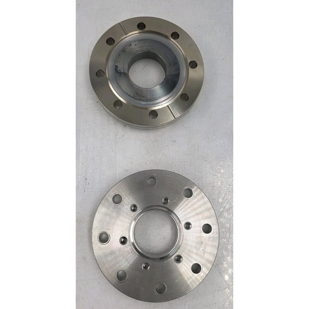 Conflat Flange CF Zero Length Reducer, 4.5" through hole to 2.75" tapped